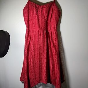 Lovely red dress open back